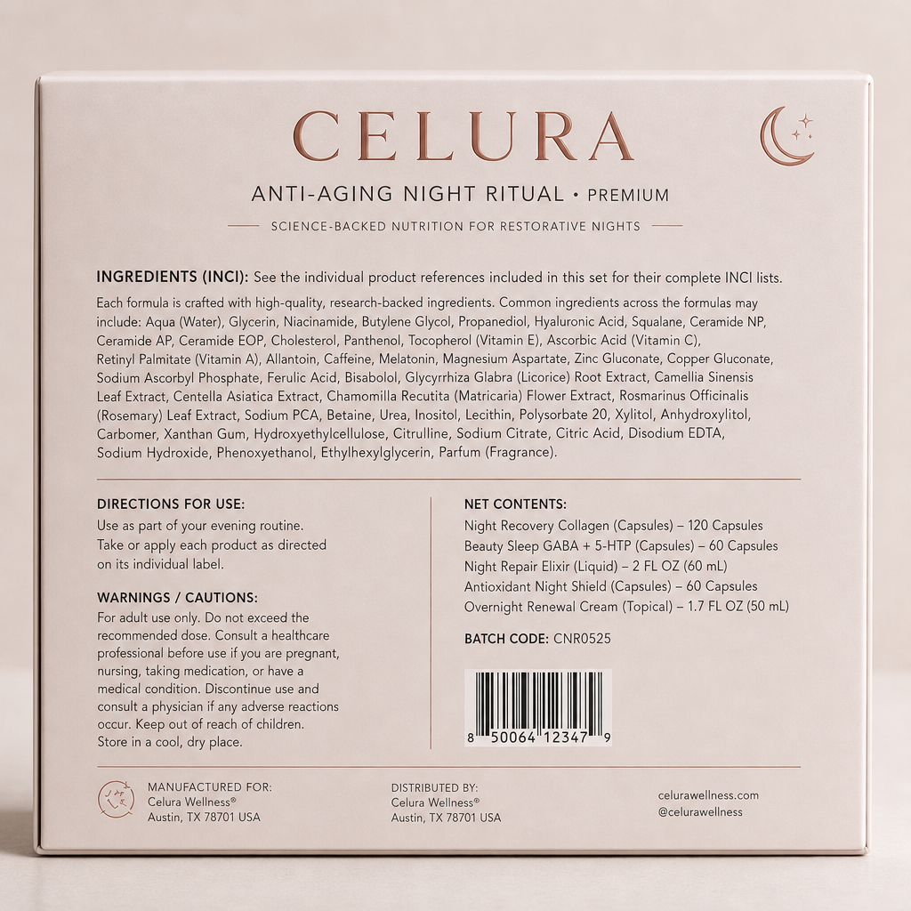 Anti-Aging Night Ritual - Label detail view